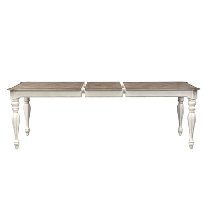 Magnolia Manor - Rectangular Leg Dining Table - Antique White