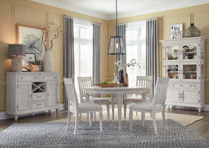 Newport - Dining Side Chair With Upholstered Seat (Set of 2) - Alabaster
