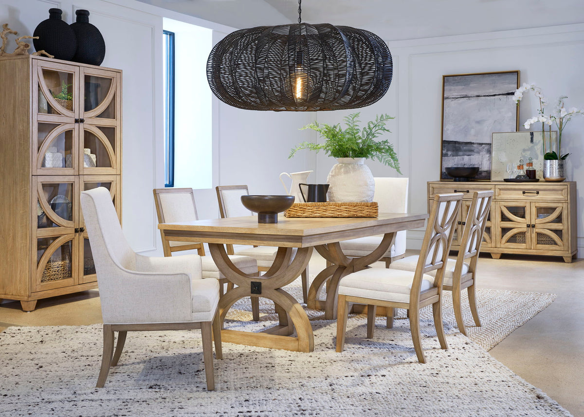 Coventry - Extendable Trestle Dining Table Set