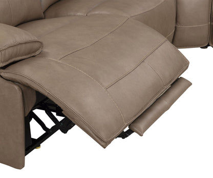 Gladiator - Power Right Arm Facing Zero G Recliner - Genova Mocha