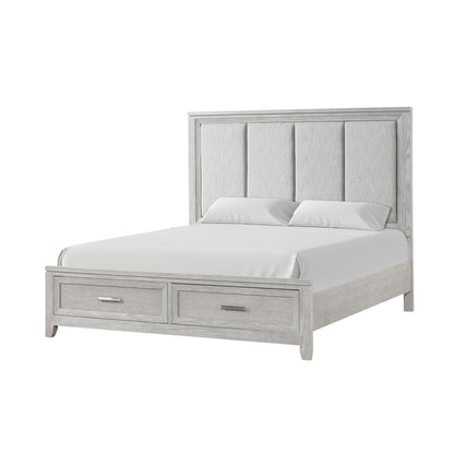 Fiona - 6/6 - 6/0 Eastern King / Western King Storage Footboard & Slats - Mist Gray