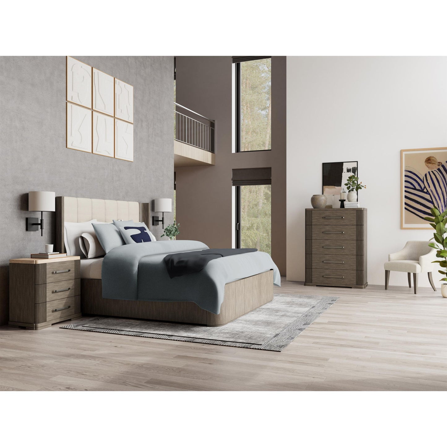 Sariel - King Shelter Footboard - Dark Brown