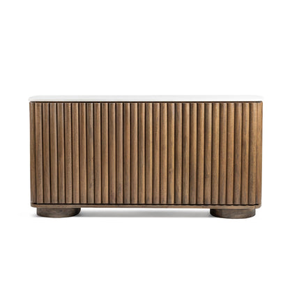 Novara - Bar Cabinet - Molten Walnut