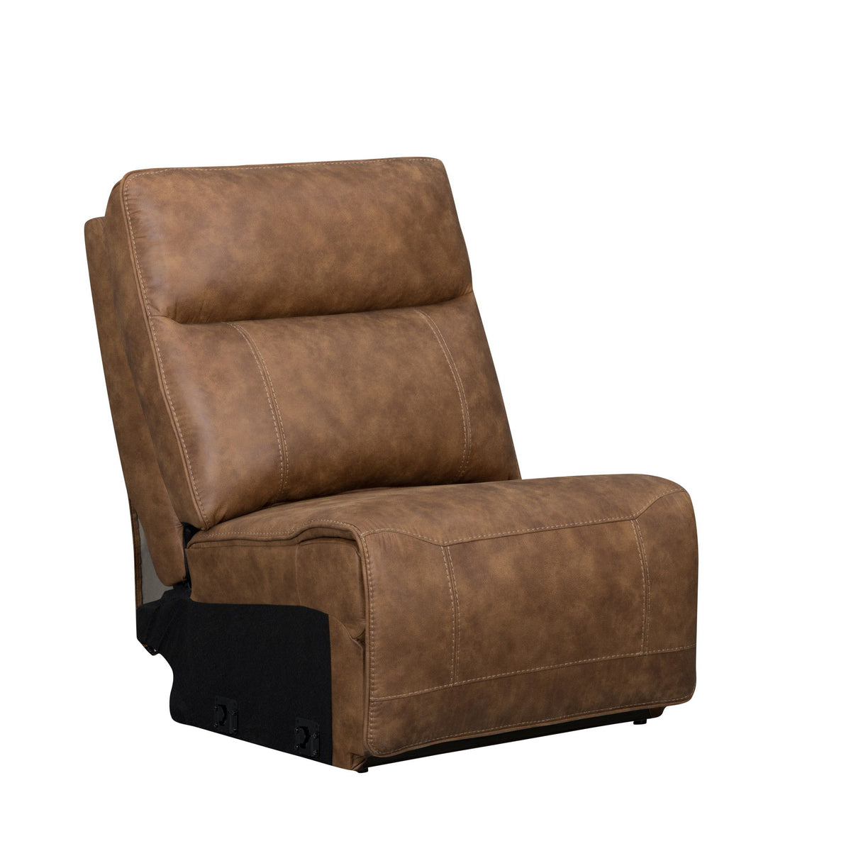 Kyra - Armless Chair - Saddle