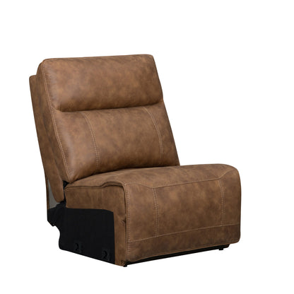 Kyra - Armless Chair - Saddle
