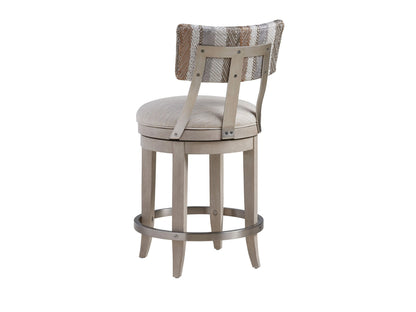 Malibu - Cliffside Swivel Upholstered Stool