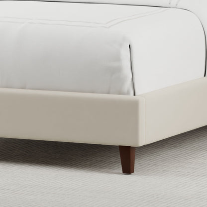 Jasmine - Queen Footboard And Rails - Champagne Natural