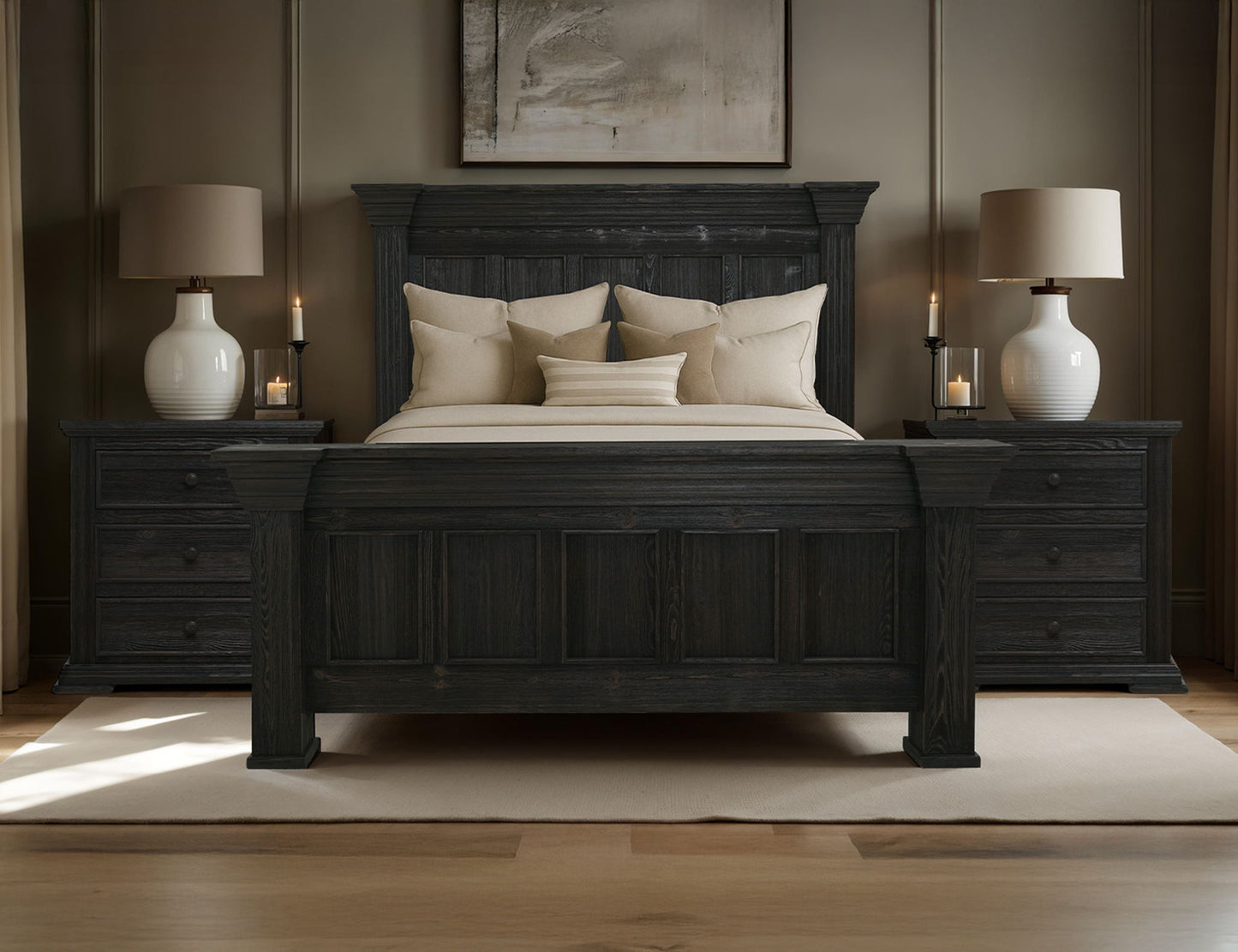 Terra - Queen Headboard - Tricorn Black
