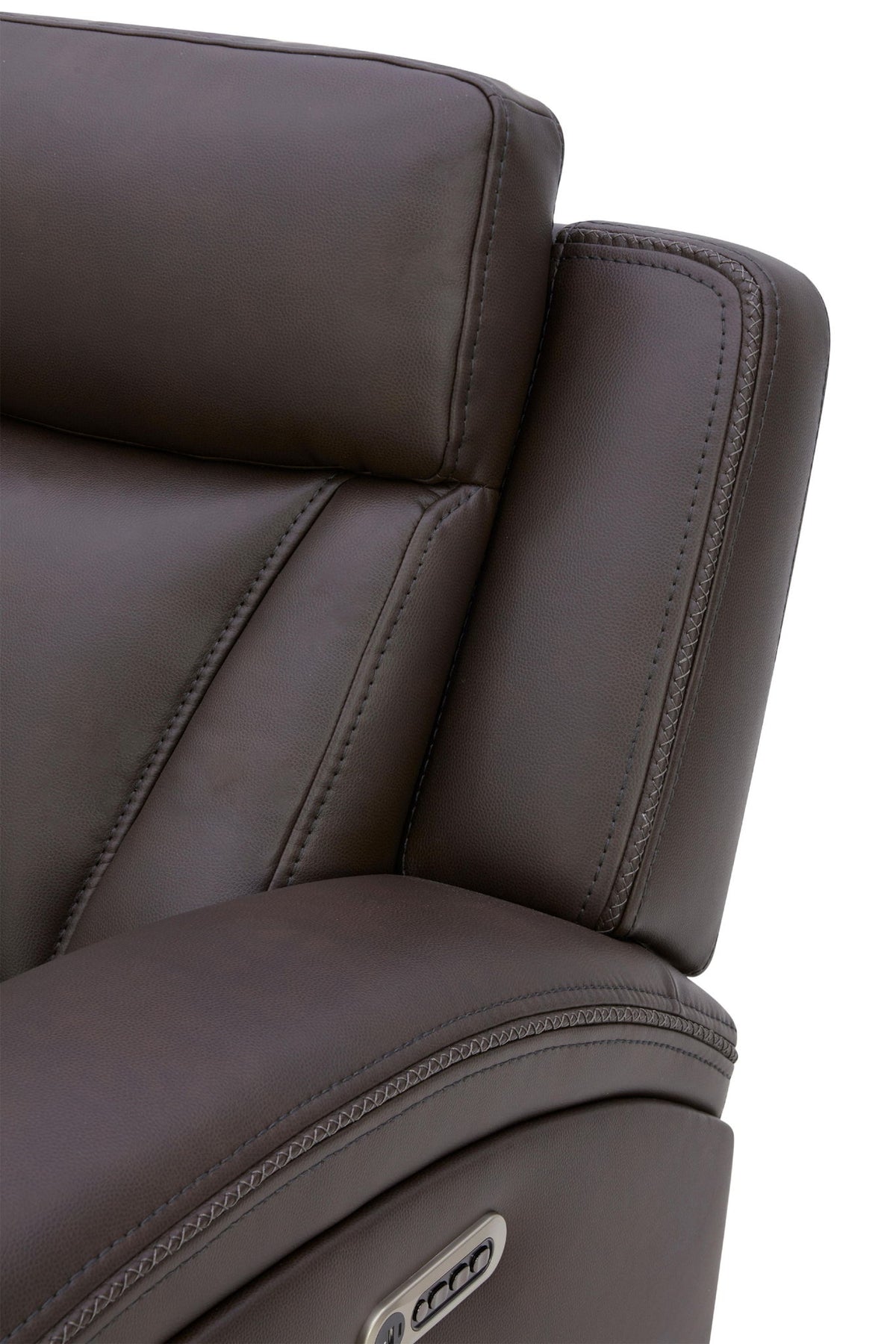 Maveric - Power Zero Gravity Console Loveseat P3 - Bette Coffee