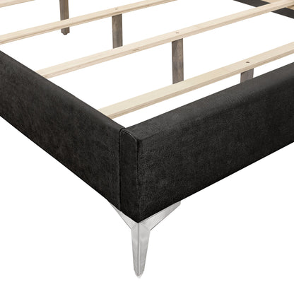 Huxley - 5/0 Queen Headboard, Footboard And Slats - Black