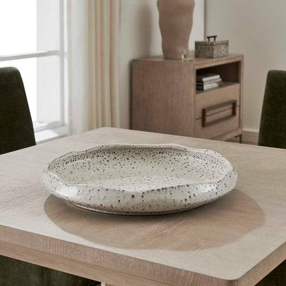 Stardust Ripple - Indoor-Outdoor Bowl - White