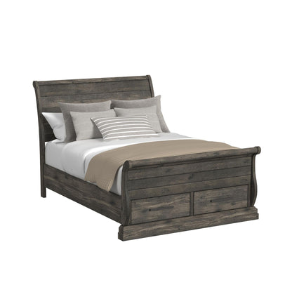 Park Ridge - Queen Sleigh Headboard - Charcoal