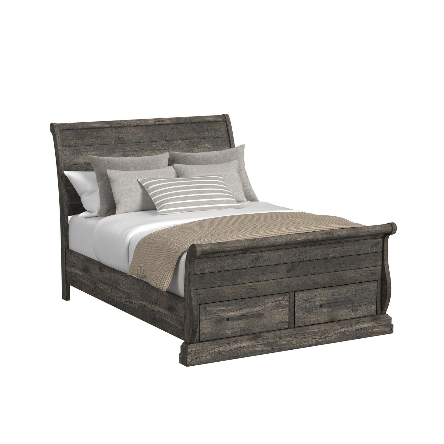 Park Ridge - Full Sleigh Headboard - Charcoal