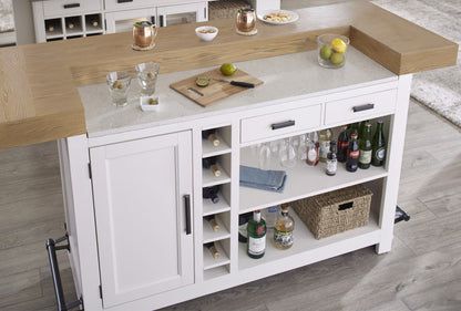 Americana Modern Dining - Bar Base With Quartz Insert - Cotton