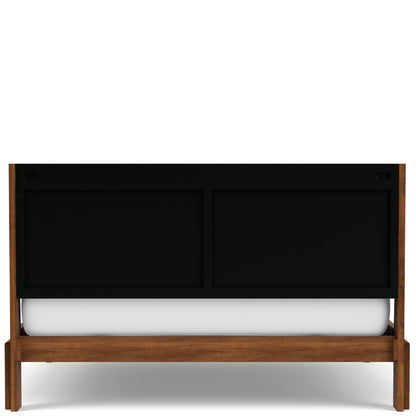 Elsie - Queen Platform Headboard - Dark Brown