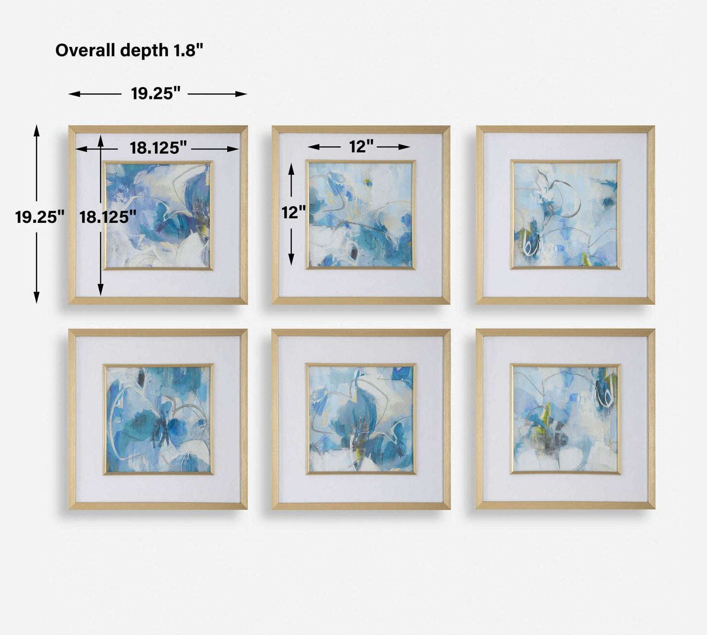 Fresh Start - Abstract Prints (Set of 6)