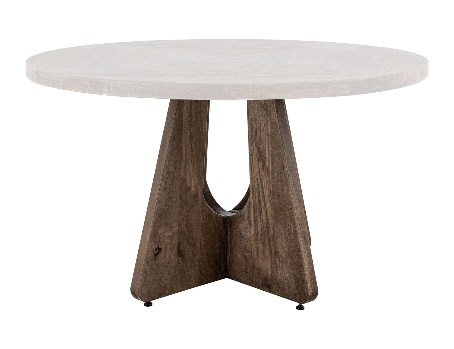 Balam - Cross Table Base - Dark Brown