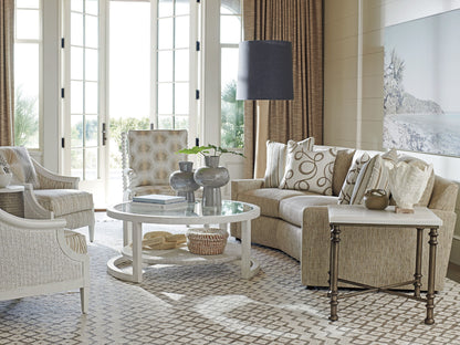 Ocean Breeze - Flagler Rectangular Marble Top Table