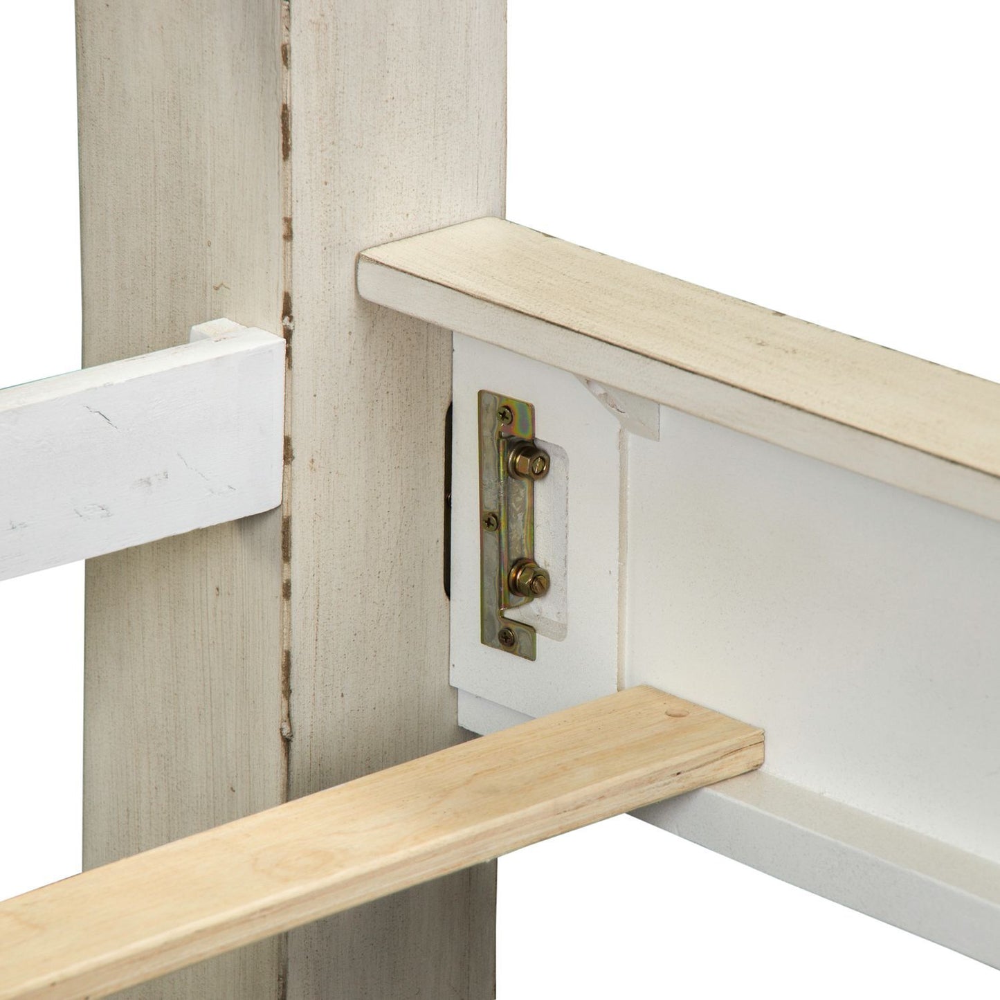 Big Valley - California King Panel Bed Rails - Whitestone