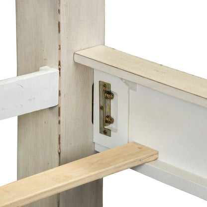 Big Valley - California King Panel Bed Rails - Whitestone