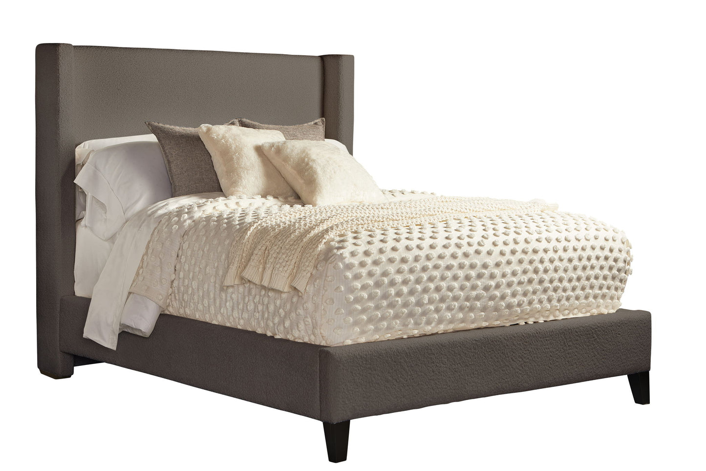 Angel - Queen Headboard - Himalaya Charcoal Gray
