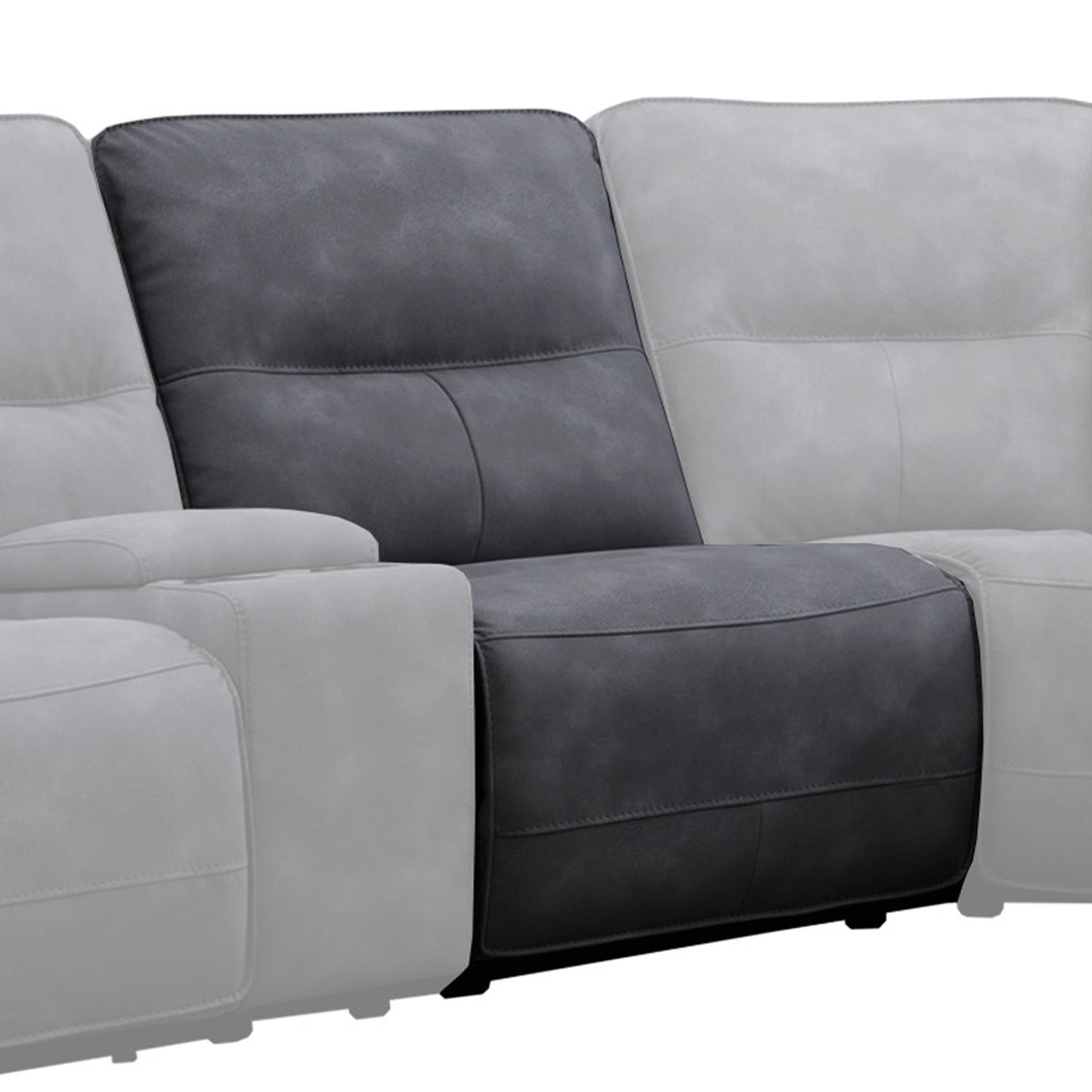 Gladiator - Manual Armless Recliner - Cobalt