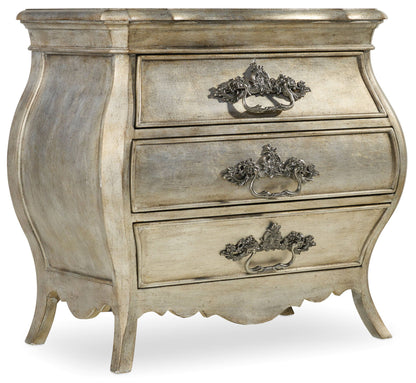 Sanctuary - Nightstand - Pearl Silver