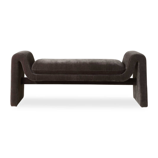 Manson - Modern Bench - Charcoal