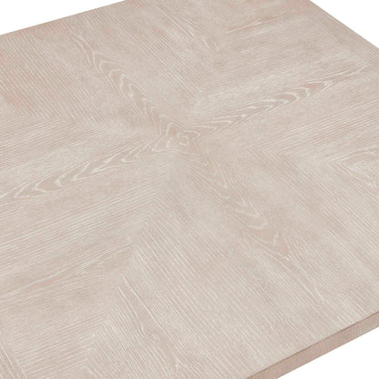 Noval - Square Dining Game Table - White / Woodtone