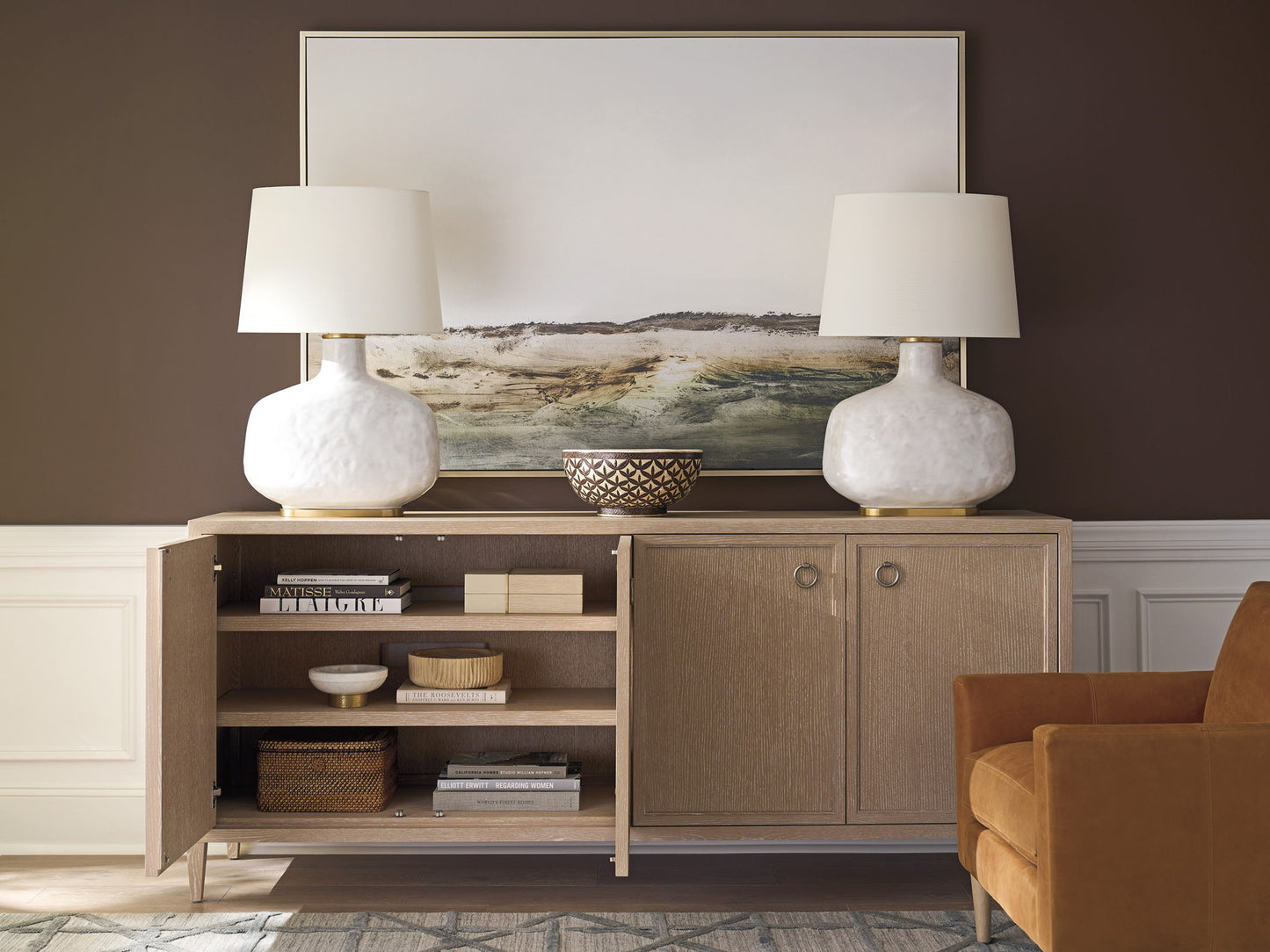 Sunday Morning - Stonington Media Console - Beige