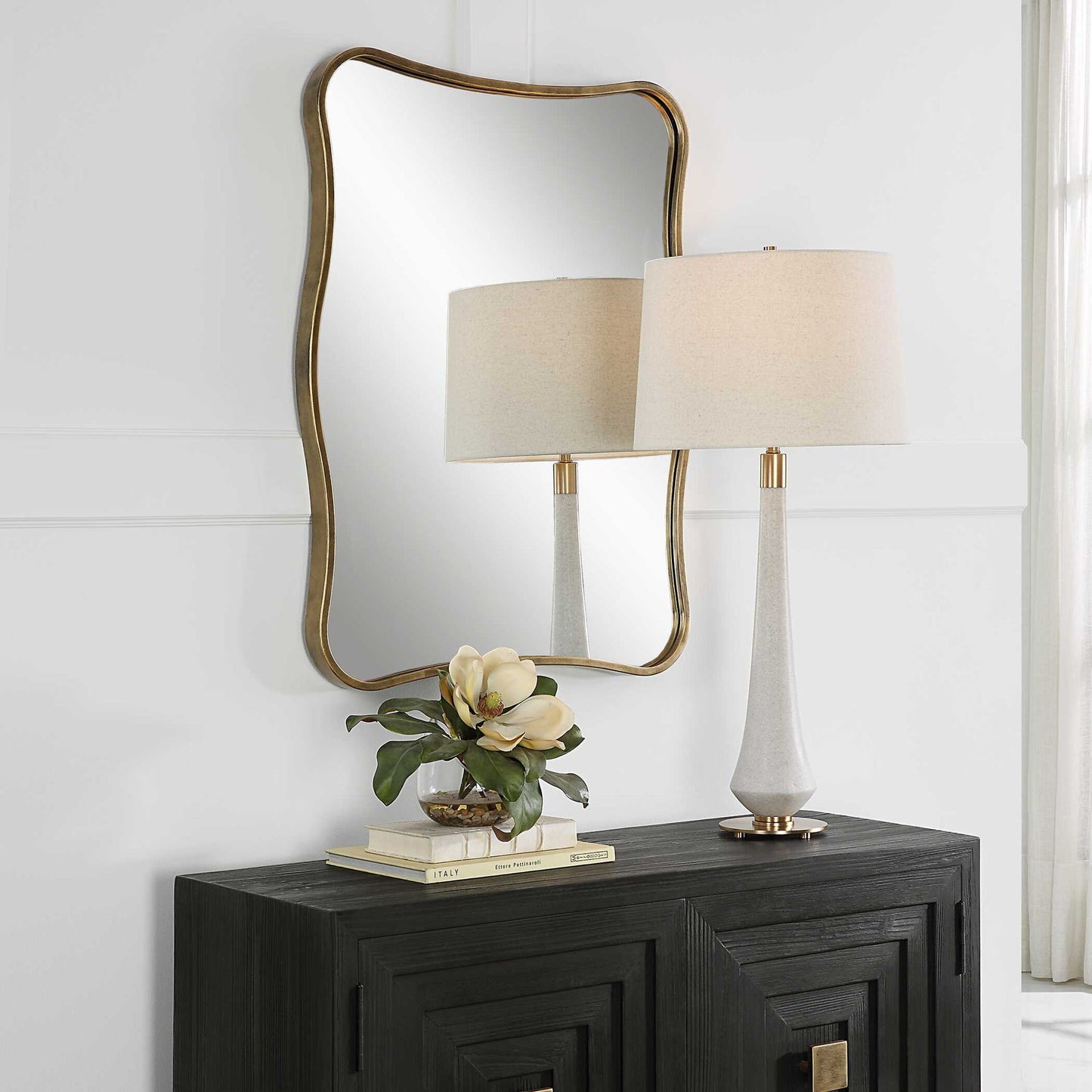 Pavia - Curvy Vanity Mirror