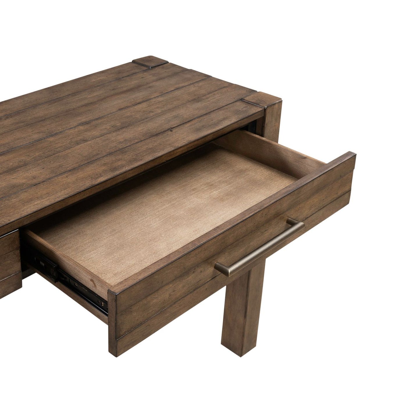 Broadmore - Console Table - Cobblestone Brown