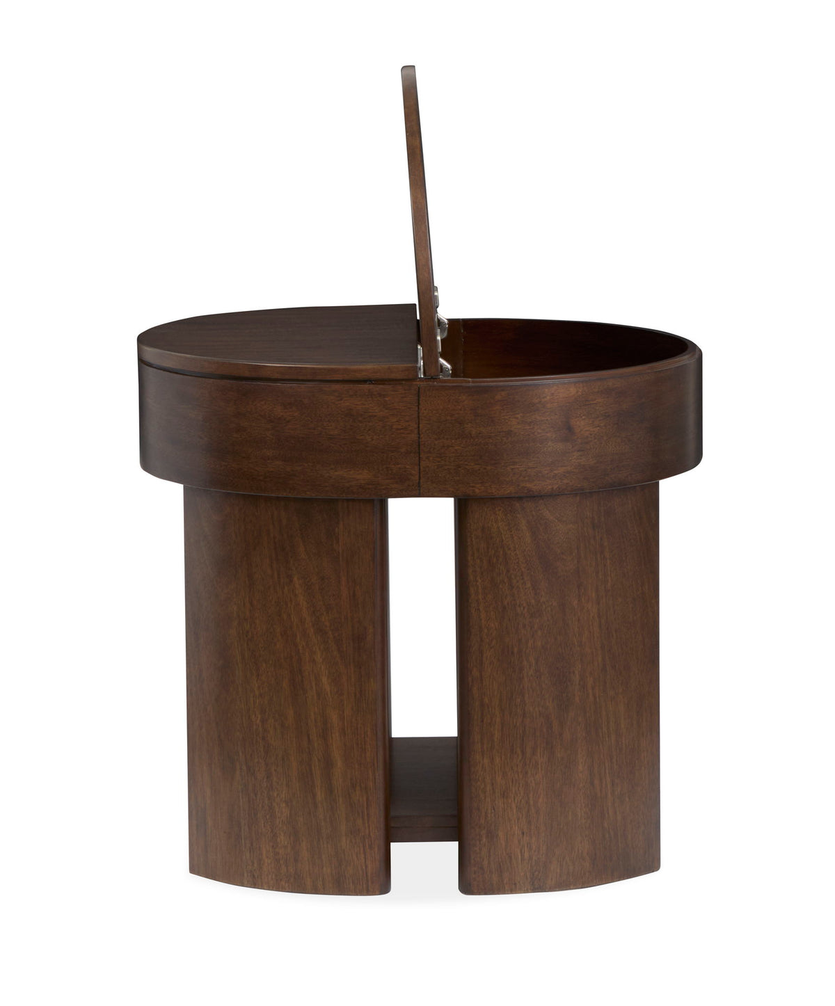 Holloway - Oval End Table - Toasted Almond