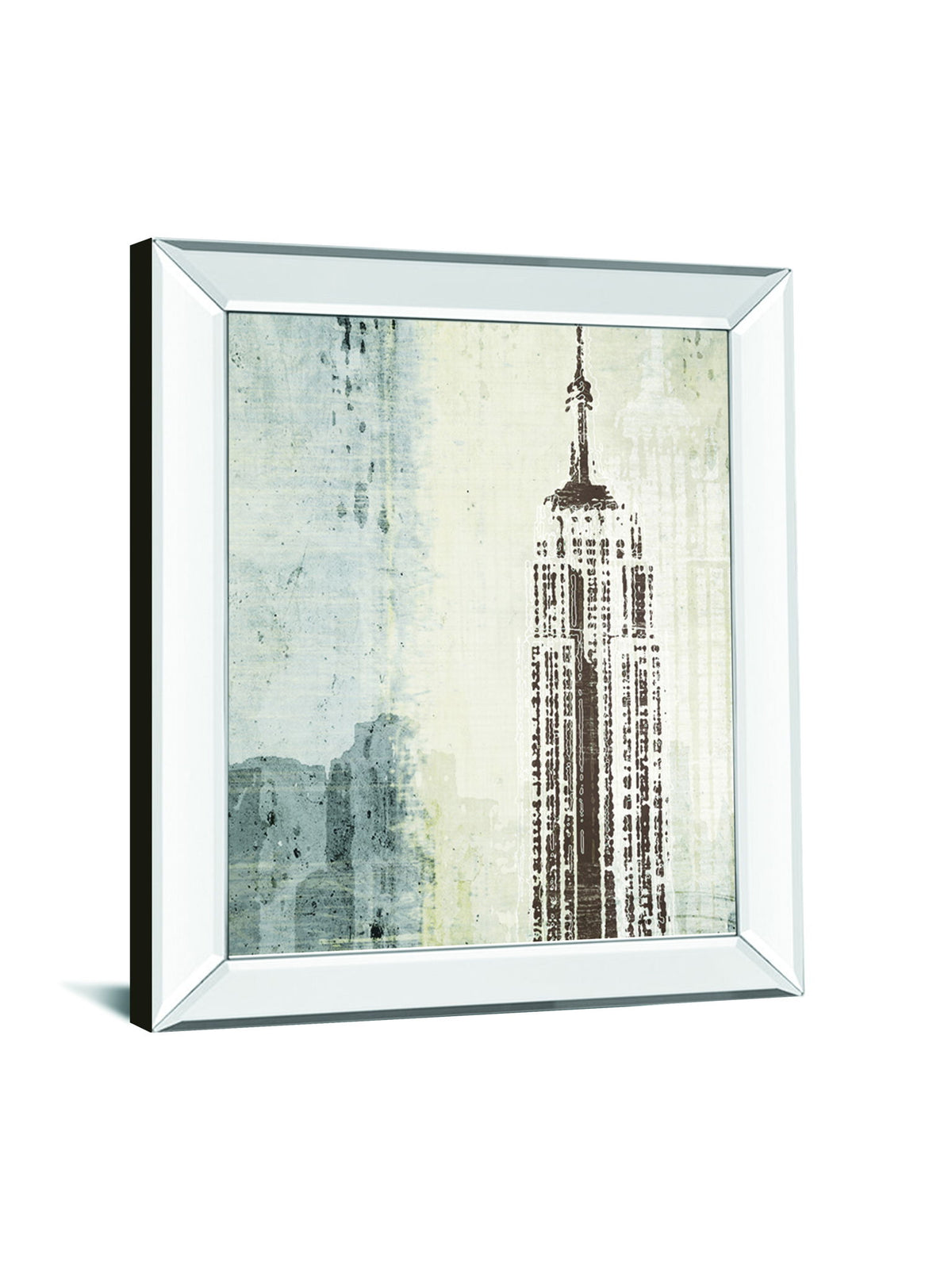 Edifioe II By Venter, T - Mirror Framed Print Wall Art - Gray