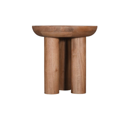 Blair - Round End Table Top - Dark Brown