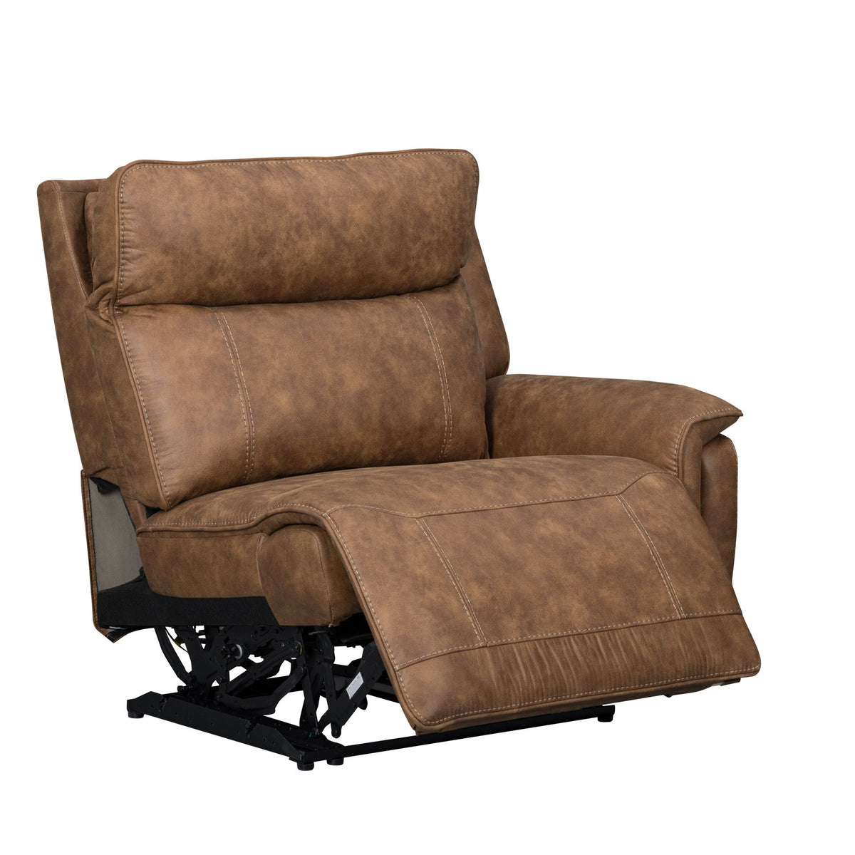 Kyra - RAF Recliner With Power Headrest, Footrest, Massage, Heat - Saddle