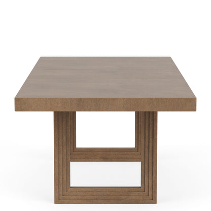 Cascade - Rectangular Dining Table Base - Casual Mink