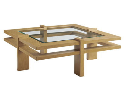 Los Altos Valley View - Square Cocktail Table - Light Brown