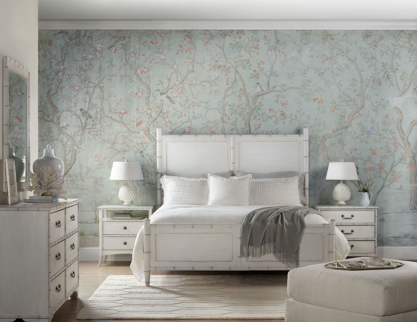 Charleston - California King Panel Bed - White