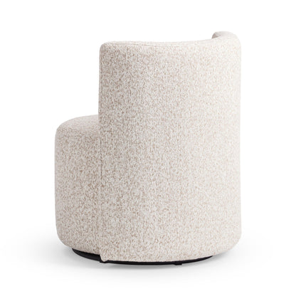 Solano - Outdoor Swivel Dining Chair - Hushed Oat