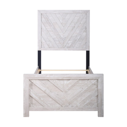 Biscayne - 4/6 Full Headboard Footboard & Slats - Driftwood