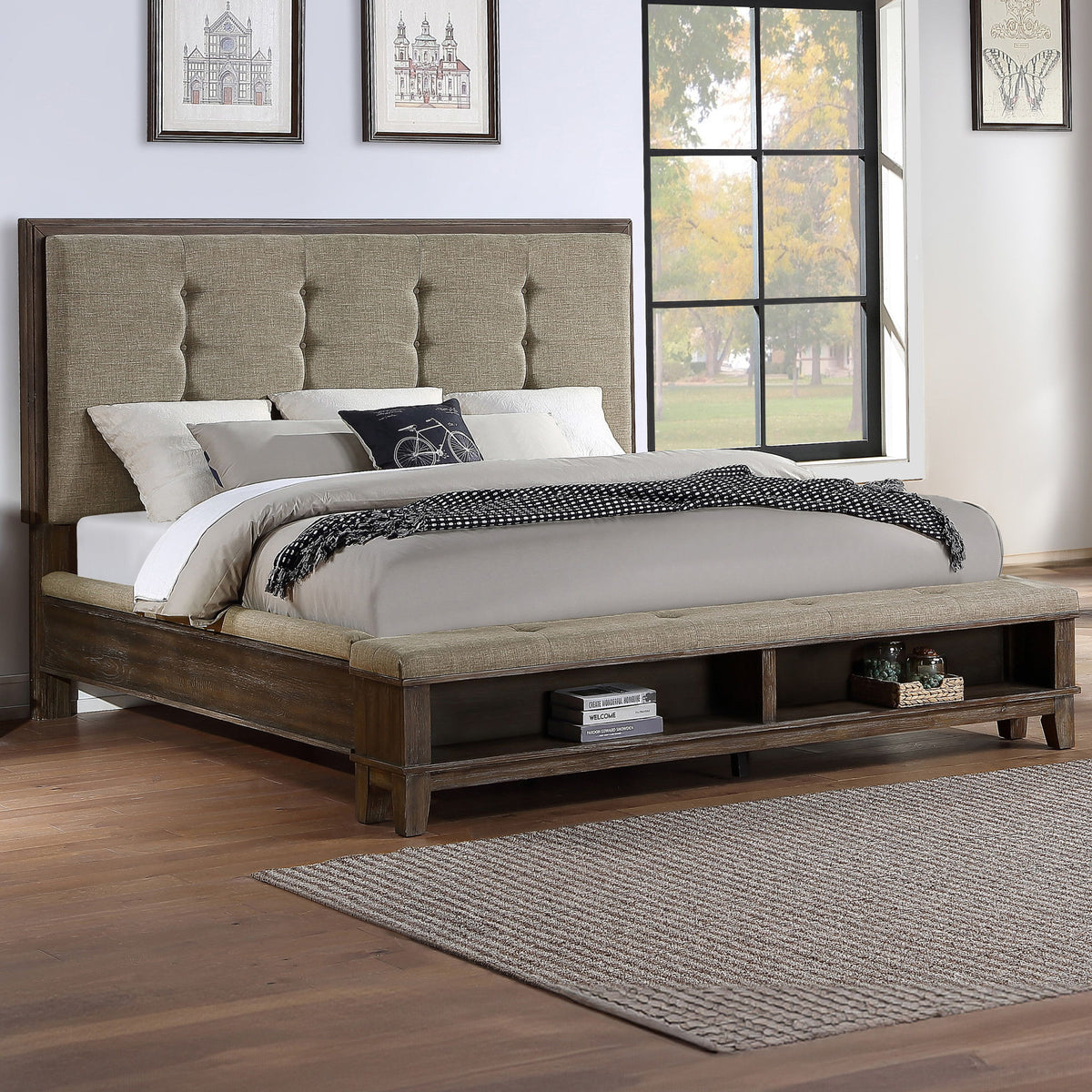 Cagney - 5/0 Queen Headboard - Gray