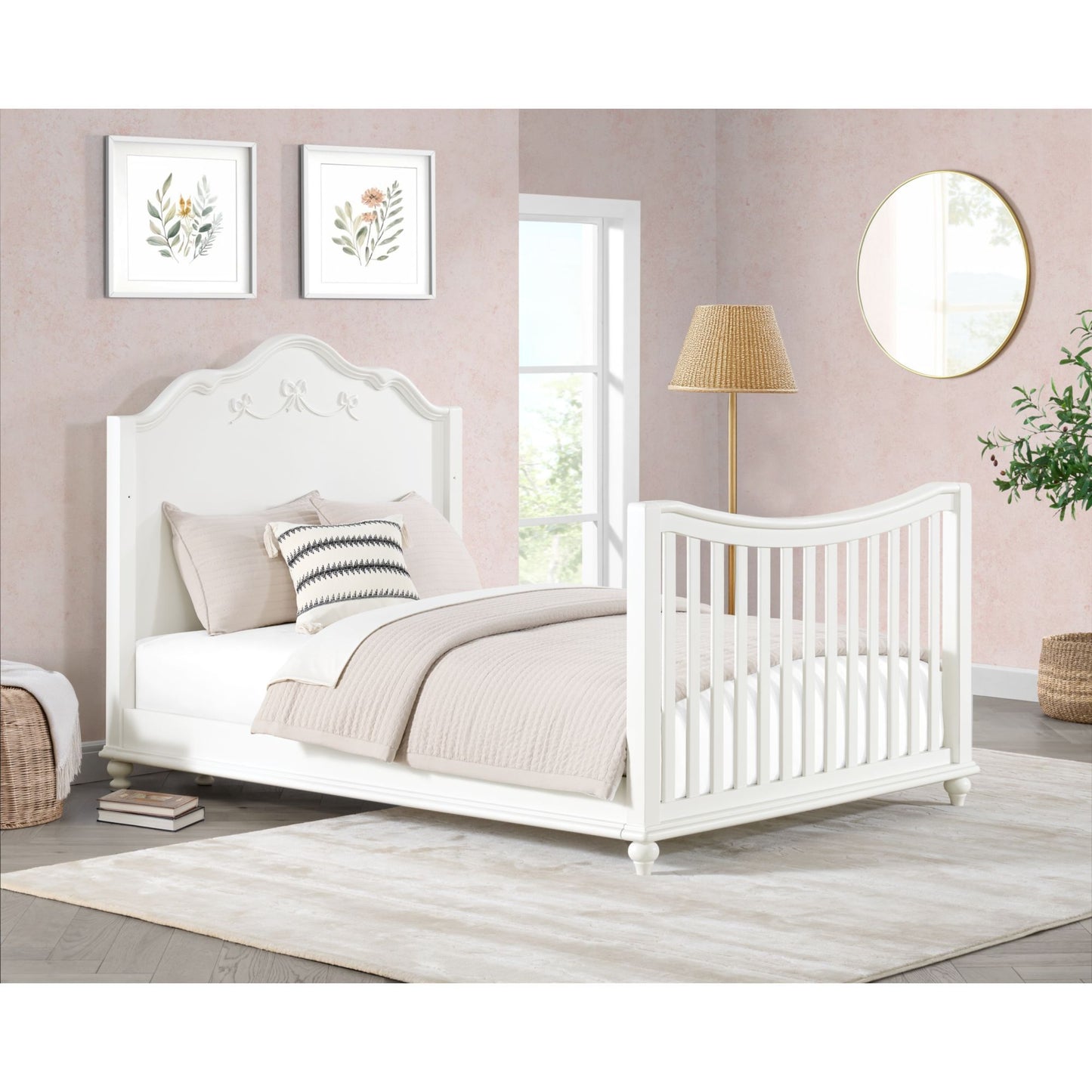 Alana - Crib Conversion Kit - White