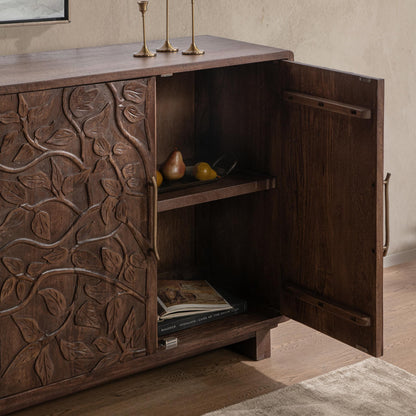 Albero - 6 Door Cabinet - Kona Brown