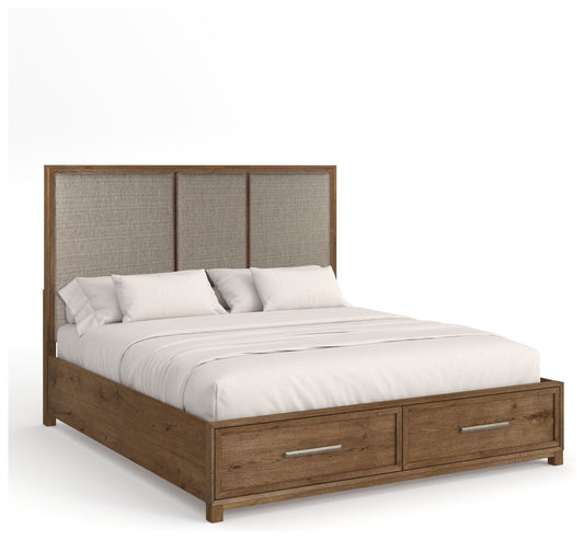 Laurel Ridge - Upholstered Panel Storage Bed