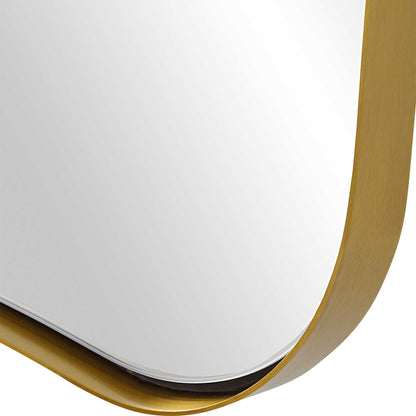 Belvoir - Large Mirror - Antique Brass