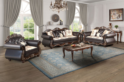 Maximus - Loveseat Backrest - Dark Brown