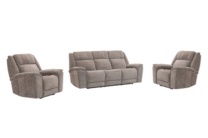 Colton - Power Zero Gravity Sofa With Drop Down Table And Immersive Audio P3 - Branson Tweed