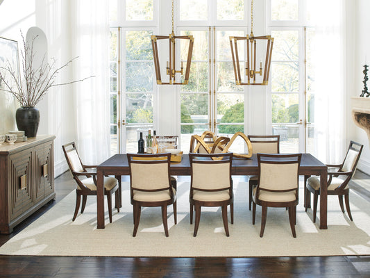 Silverado - Fabric Driscoll Arm Chair - Dark Brown