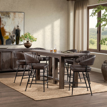 Provence - Counter Table - Cocoa Brown